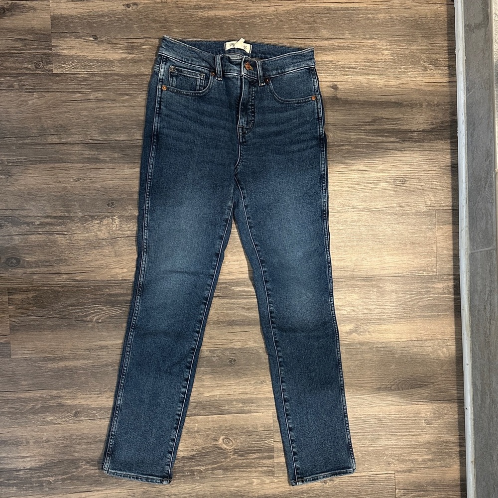Madewell High Rise Dark Blue Women's Jeans